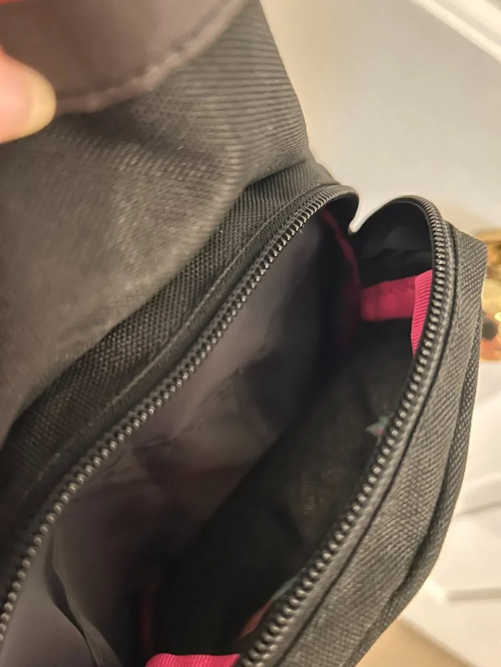 Jansport Trans Black Embroidered Floral Backpack